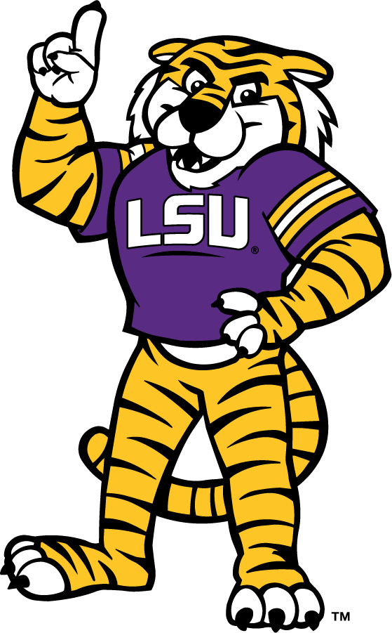 LSU Tigers 2006-2014 Mascot Logo diy iron on heat transfer